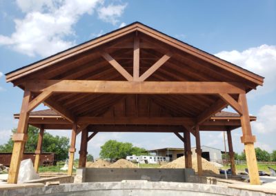 Pool Pavilion Construction