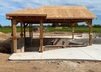 Pool Pavilion Construction