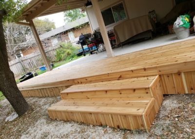 Back Porch Deck Extension